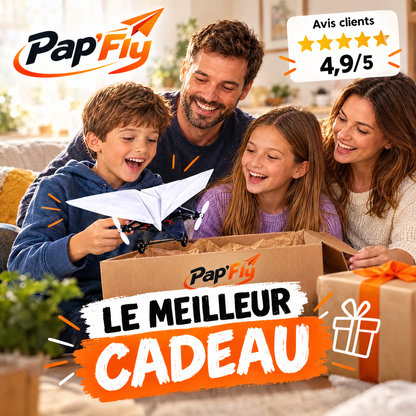 Pap'Fly – Kit avion en papier télécommandé