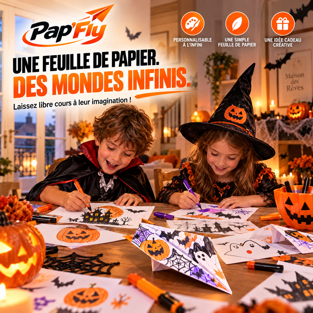 Pap'Fly – Kit avion en papier télécommandé