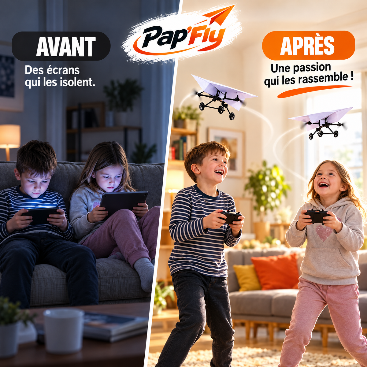 Pap'Fly – Kit avion en papier télécommandé
